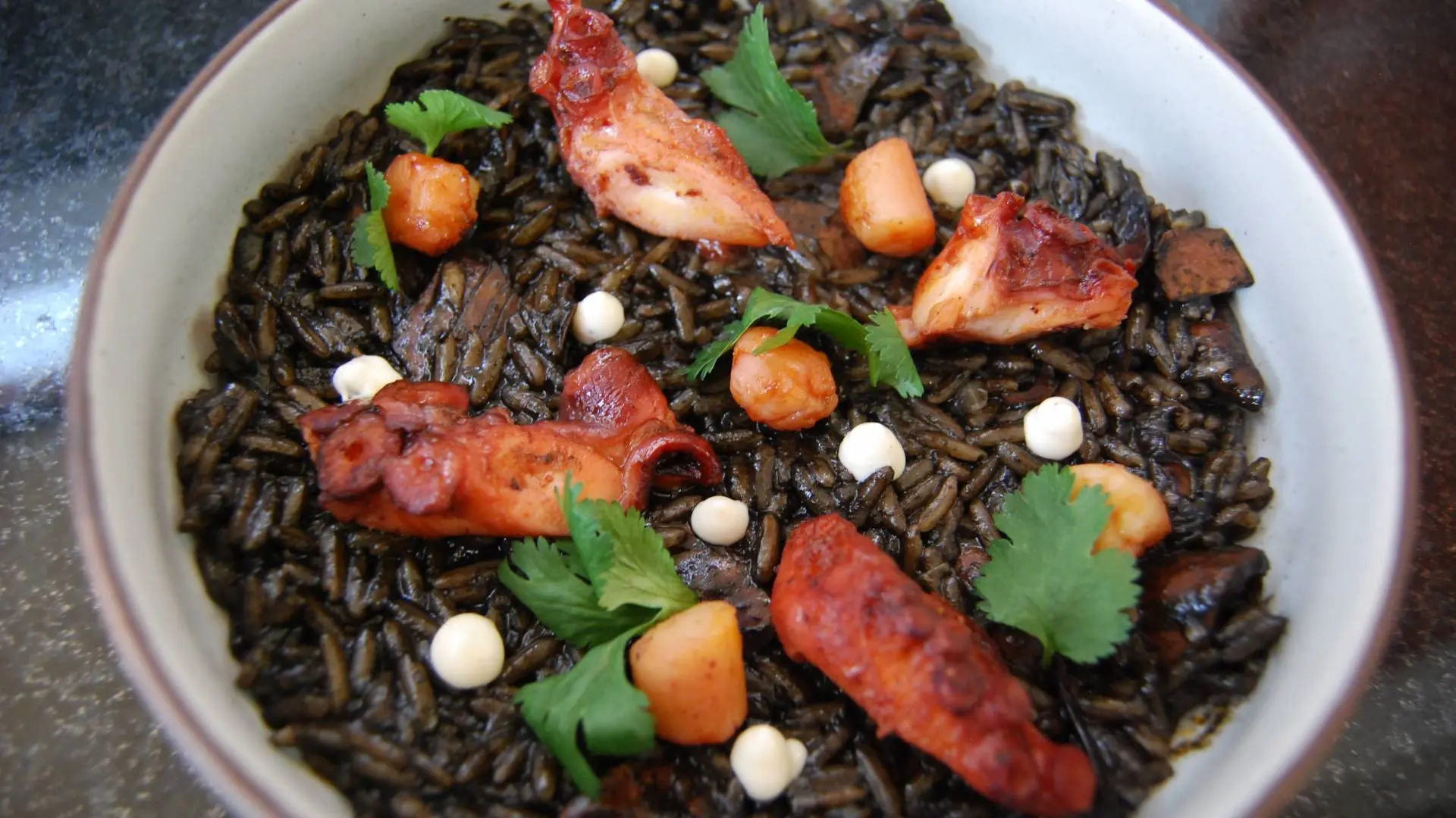 arroz con frutos del mar